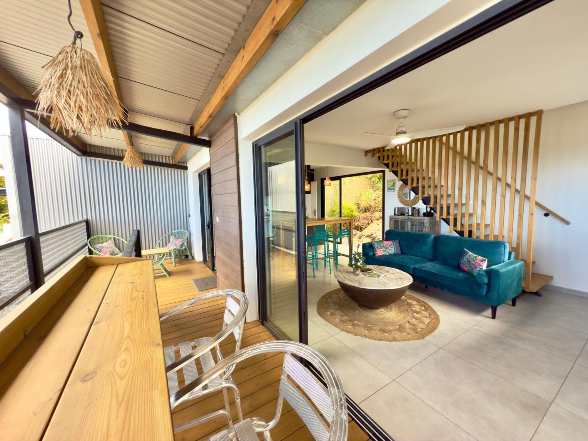 Vacoa - Villa Salba. Panoramic View. L'Etang-Sale ภายนอก รูปภาพ