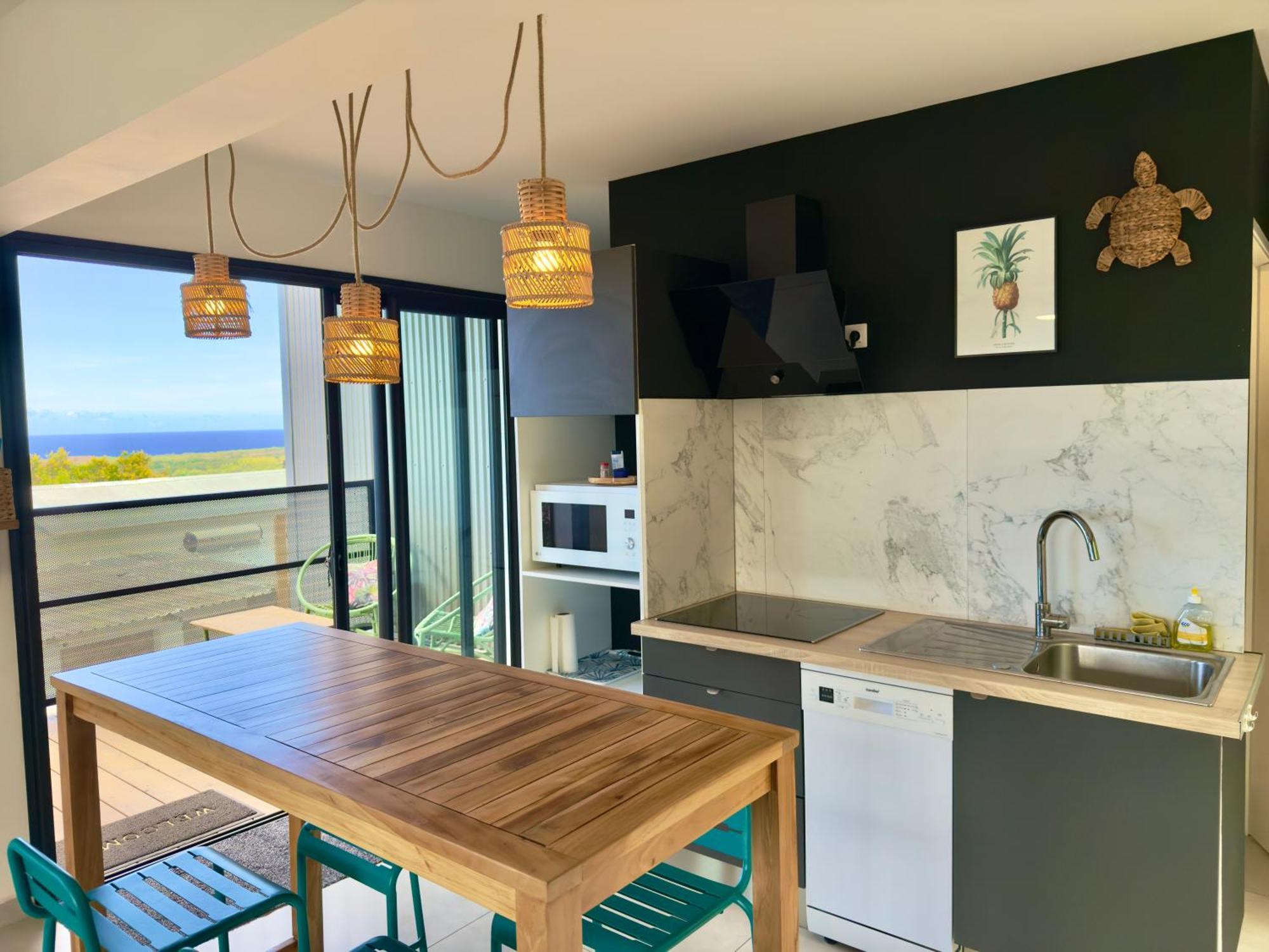 Vacoa - Villa Salba. Panoramic View. L'Etang-Sale ภายนอก รูปภาพ